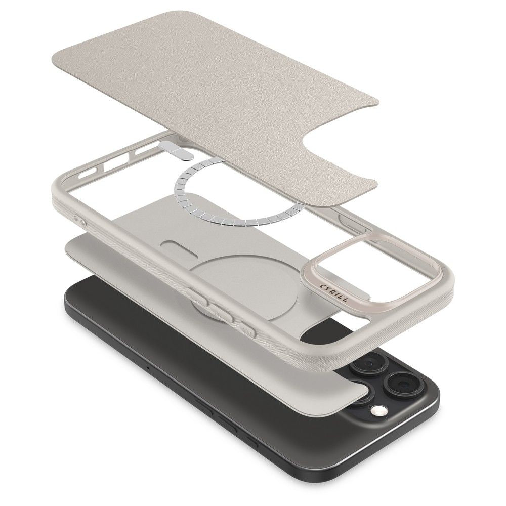 COPERTURA SPIGEN CYRILL KAJUK MAG MAGSAFE IPHONE 16 PRO MAX CREMA
