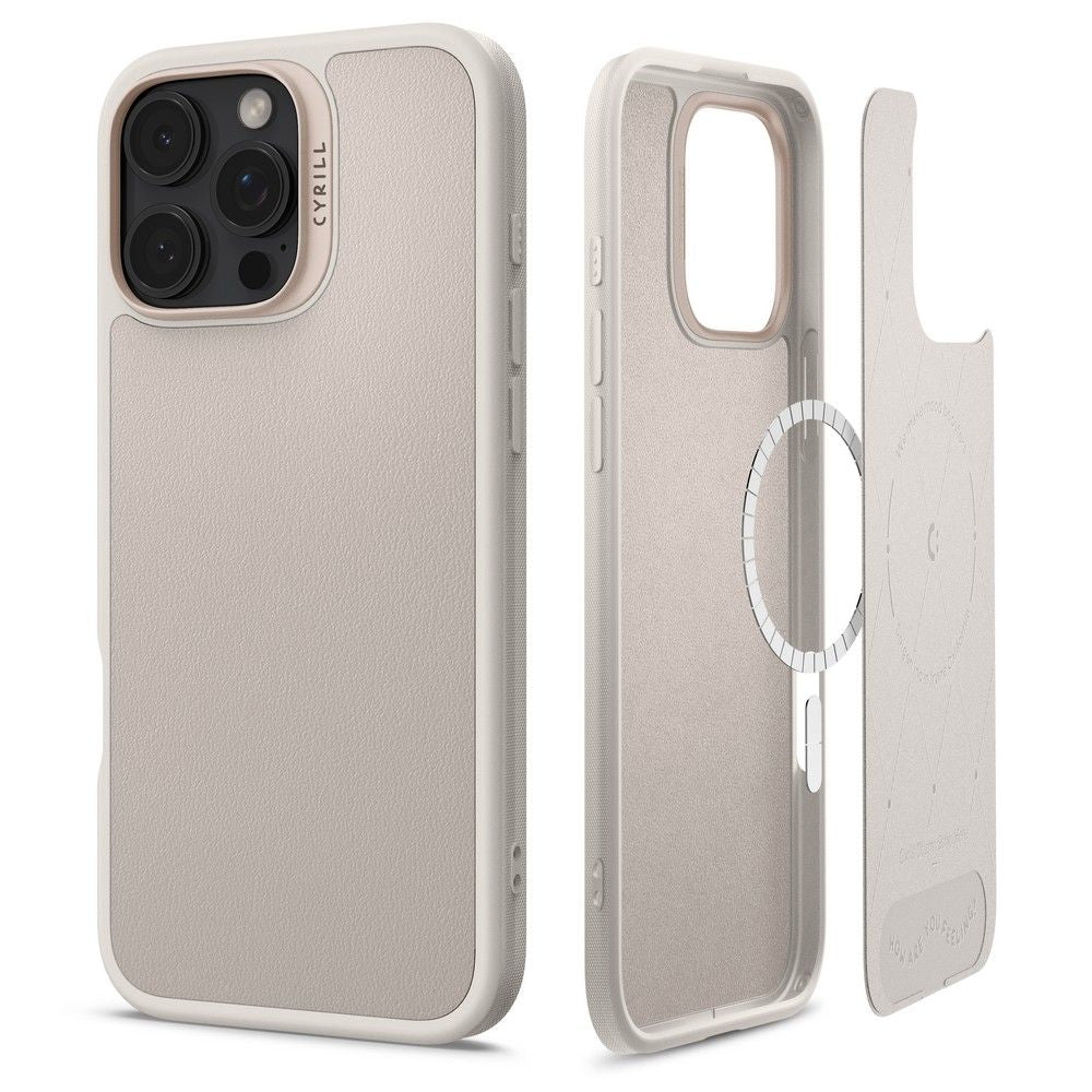 COPERTURA SPIGEN CYRILL KAJUK MAG MAGSAFE IPHONE 16 PRO MAX CREMA