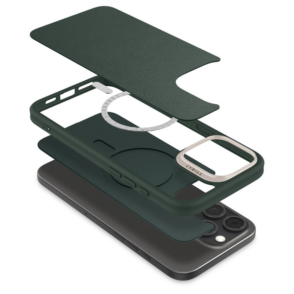 COPERTURA SPIGEN CYRILL KAJUK MAG MAGSAFE IPHONE 16 PRO MAX VERDE FORESTALE