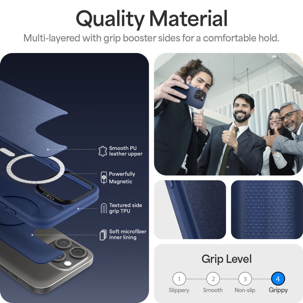 COPERTURA SPIGEN CYRILL KAJUK MAG MAGSAFE IPHONE 16 PRO NAVY