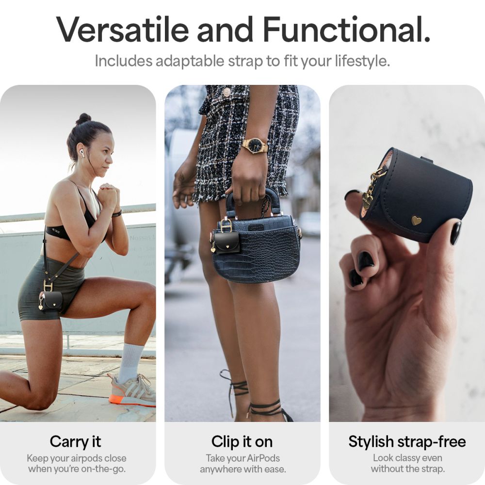 COPERTURA SPIGEN CYRILL MINI BAG APPLE AIRPODS 4 NERA