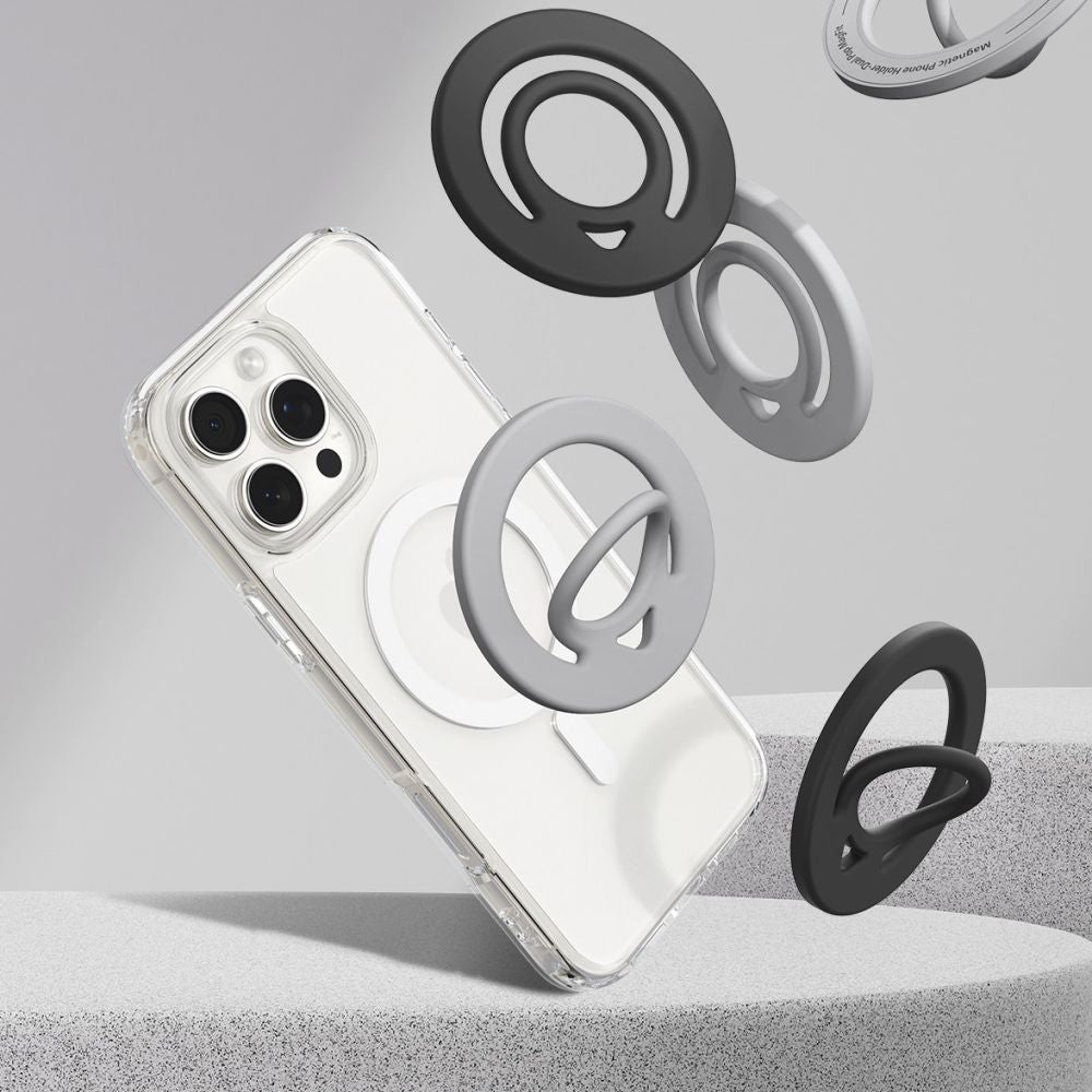 SPIGEN DUAL POP MAG MAGSAFE ANELLO PER TELEFONO NERO