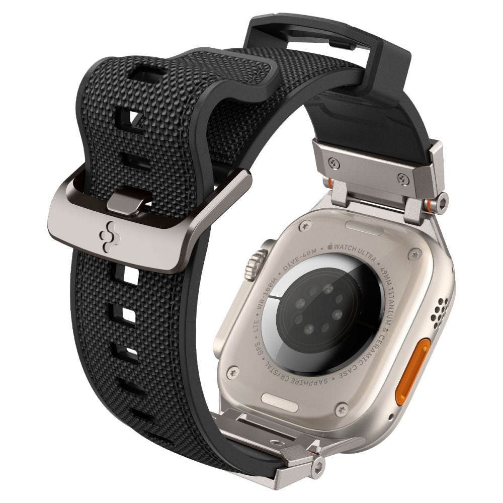 CINTURINO SPIGEN DURAPRO ARMOR APPLE WATCH 6 / 7 / 8 / 9 / 10 / SE / ULTRA 1 / 2 (44 / 45 / 46 / 49 MM) NERO