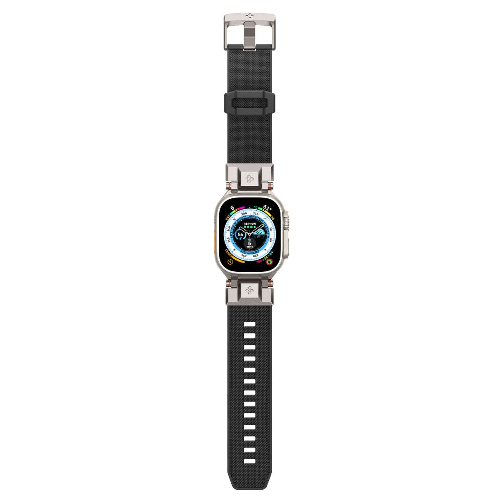 CINTURINO SPIGEN DURAPRO ARMOR APPLE WATCH 6 / 7 / 8 / 9 / 10 / SE / ULTRA 1 / 2 (44 / 45 / 46 / 49 MM) NERO