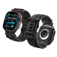 SPIGEN DURAPRO ARMOR APPLE WATCH 6 / 7 / 8 / 9 / 10 / SE / ULTRA 1 / 2 (44 / 45 / 46 / 49 MM) EDIZIONE NERA