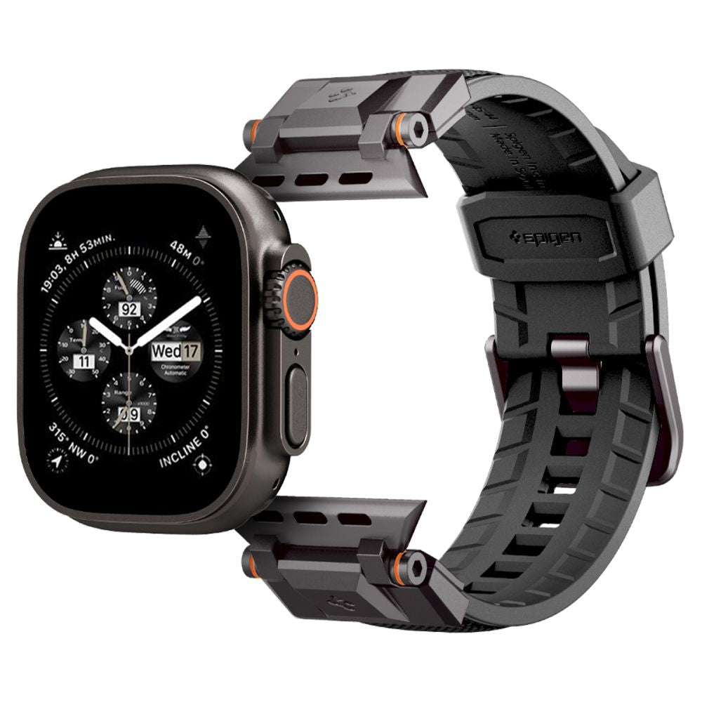 SPIGEN DURAPRO ARMOR APPLE WATCH 6 / 7 / 8 / 9 / 10 / SE / ULTRA 1 / 2 (44 / 45 / 46 / 49 MM) EDIZIONE NERA
