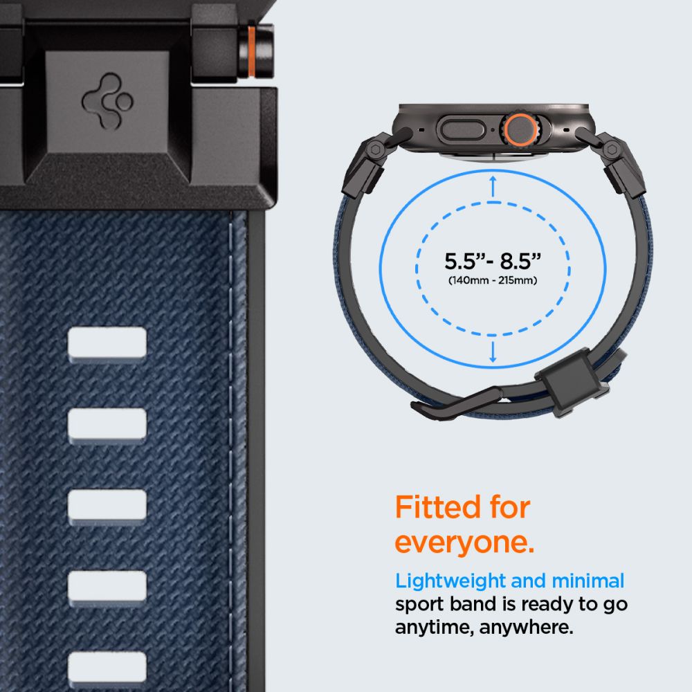SPIGEN DURAPRO ARMOR APPLE WATCH 6 / 7 / 8 / 9 / 10 / SE / ULTRA 1 / 2 (44 / 45 / 46 / 49 MM) BLU NAVY