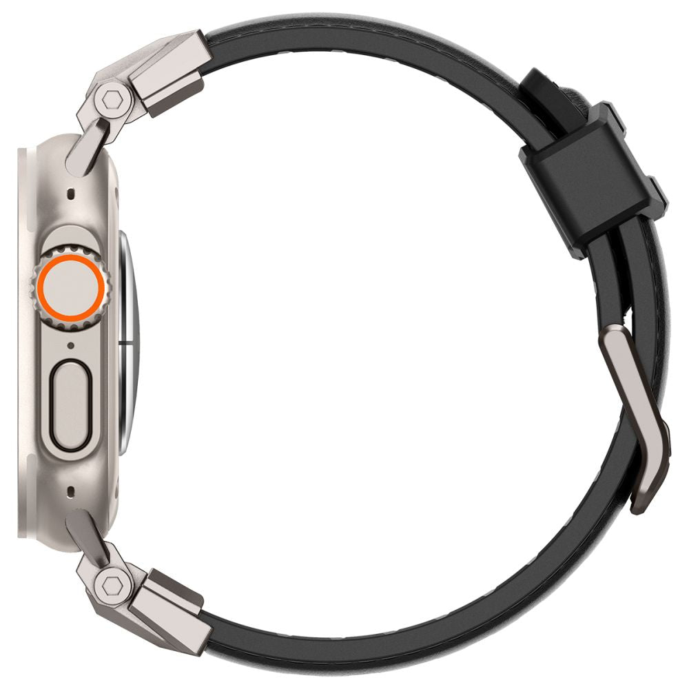 CINTURINO SPIGEN DURAPRO ARMOR PU APPLE WATCH 6 / 7 / 8 / 9 / 10 / SE / ULTRA 1 / 2 (44 / 45 / 46 / 49 MM) NERO