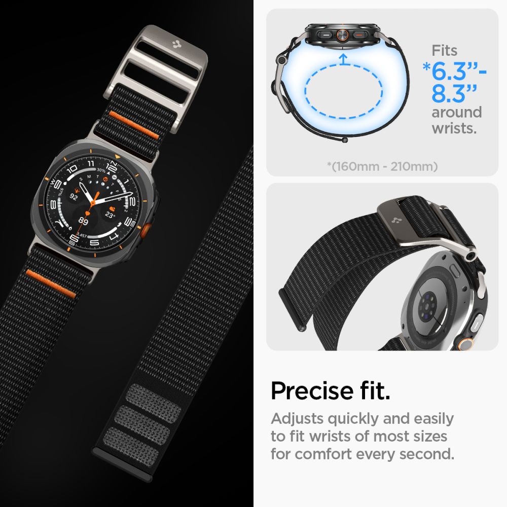 CINTURINO SPIGEN DURAPRO FLEX SAMSUNG GALAXY WATCH ULTRA (47 MM) NERO