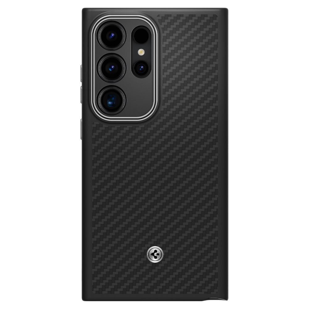 COPERTURA SPIGEN ENZO ARAMID GALAXY S24 ULTRA NERO OPACO