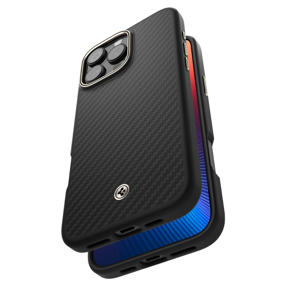 COPERTURA SPIGEN ENZO ARAMID MAG MAGSAFE IPHONE 16 PRO MAX NERO/NATURALE