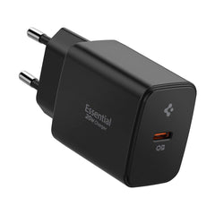 SPIGEN ESSENTIAL EE201EU CARICATORE DI RETE 1-PORTA 20W NERO