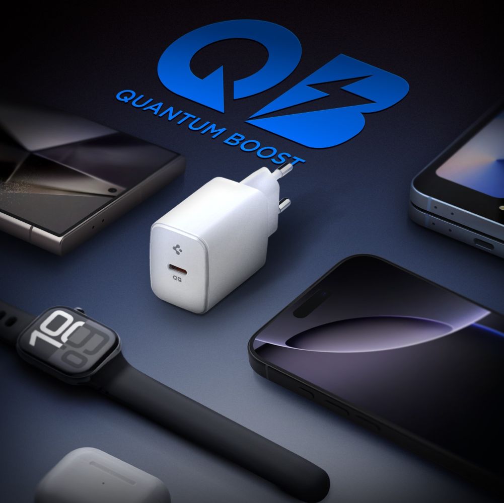 SPIGEN ESSENTIAL EE201EU CARICATORE DI RETE 1-PORTA 20W BIANCO