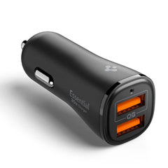 SPIGEN ESSENTIAL EV302 CARICATORE DA AUTO A 2 PORTE 30W NERO