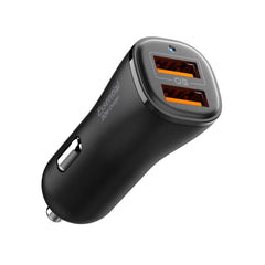 SPIGEN ESSENTIAL EV302 CARICATORE DA AUTO A 2 PORTE 30W NERO