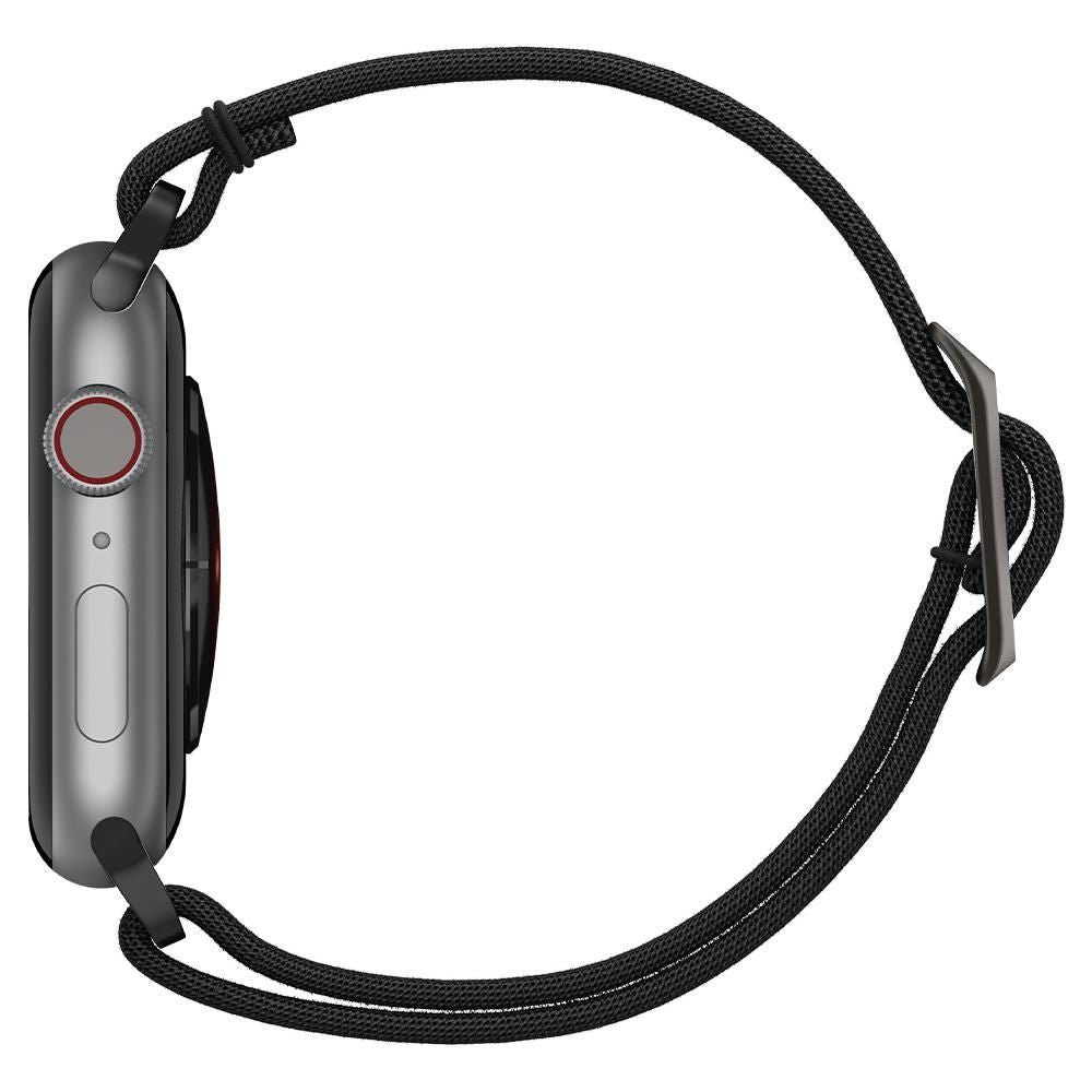 CINTURINO SPIGEN FIT LITE APPLE WATCH 6 / 7 / 8 / 9 / 10 / SE / ULTRA 1 / 2 (44 / 45 / 46 / 49 MM) NERO