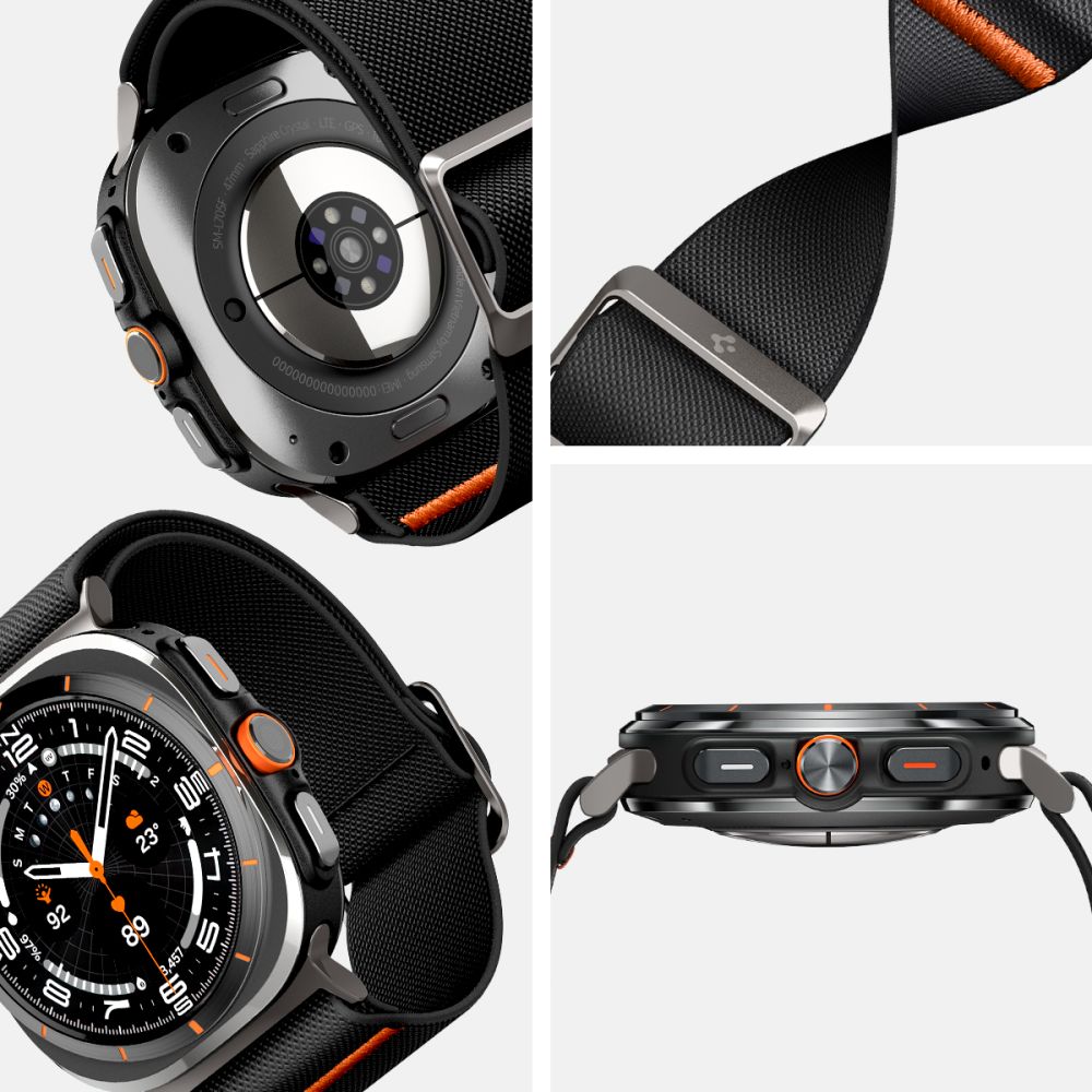 CINTURINO SPIGEN FIT LITE SAMSUNG GALAXY WATCH ULTRA (47 MM) NERO