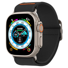 CINTURINO SPIGEN FIT LITE ULTRA APPLE WATCH 6 / 7 / 8 / 9 / 10 / SE / ULTRA 1 / 2 (44 / 45 / 46 / 49 MM) NERO