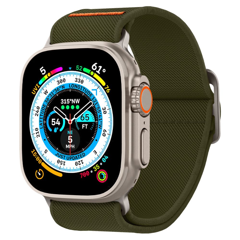 CINTURINO SPIGEN FIT LITE ULTRA APPLE WATCH 6 / 7 / 8 / 9 / 10 / SE / ULTRA 1 / 2 (44 / 45 / 46 / 49 MM) KHAKI
