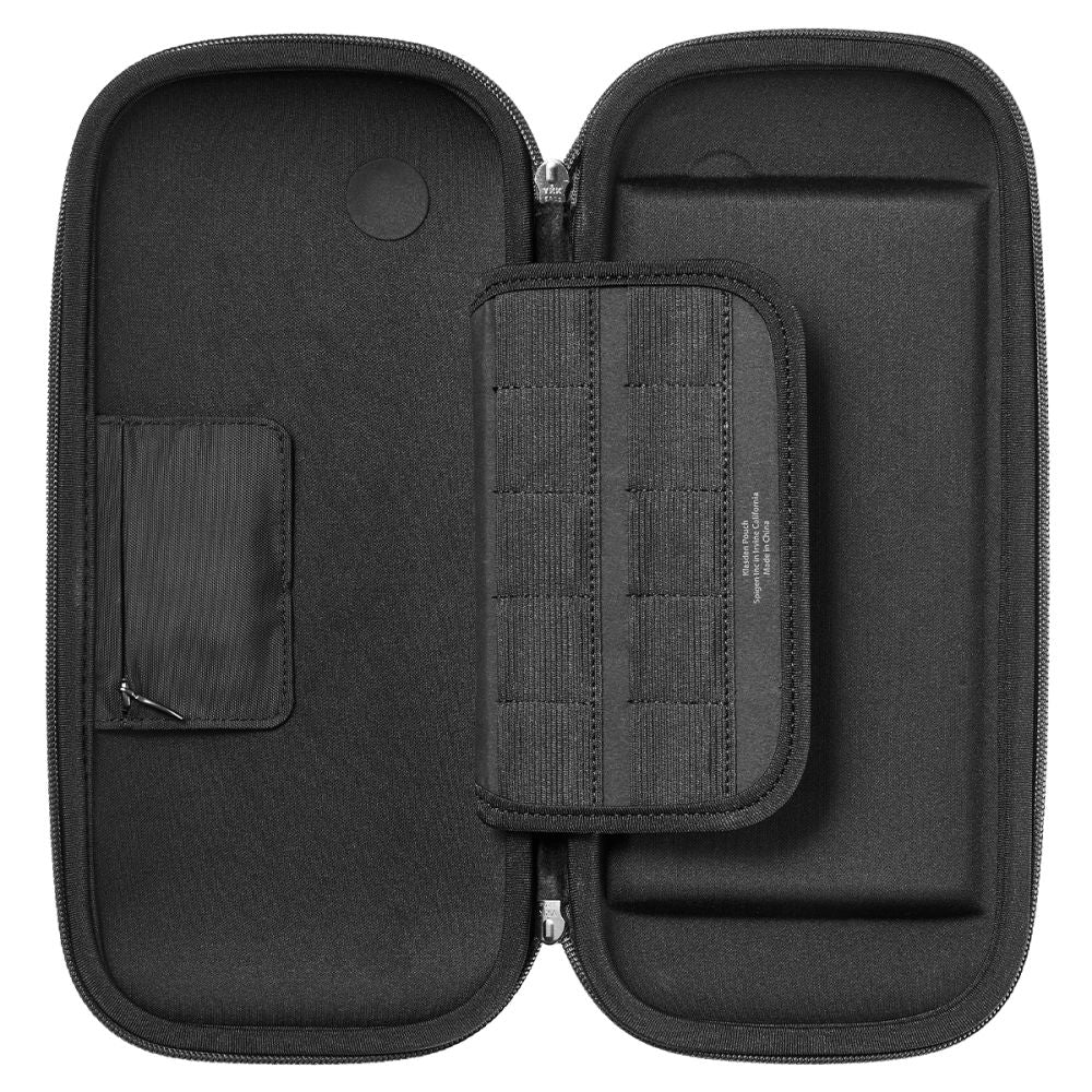 SPIGEN KLASDEN POUCH NINTENDO SWITCH 2 GRIGIO CARBONE