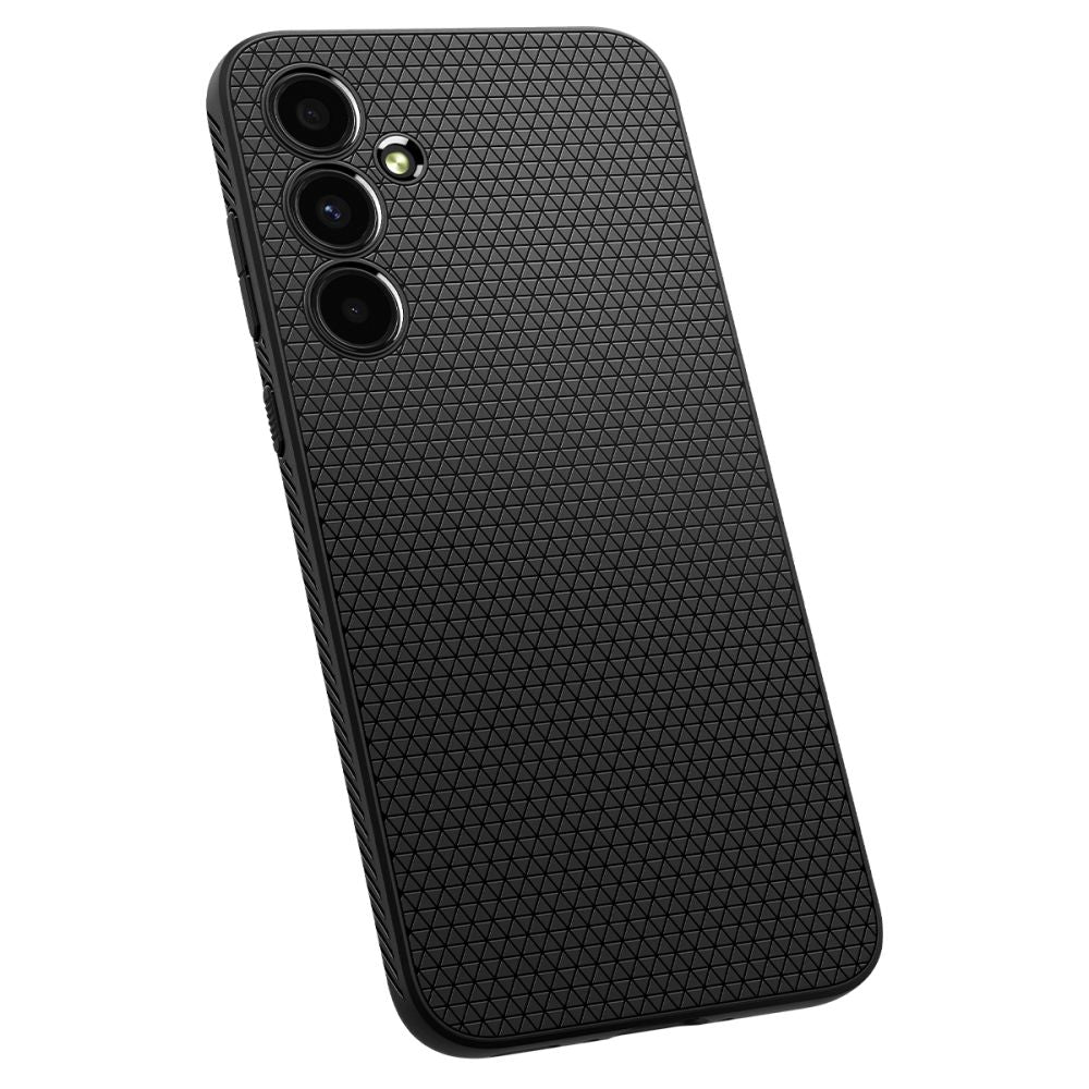 COPERTURA SPIGEN LIQUID AIR GALAXY A35 5G NERO OPACO