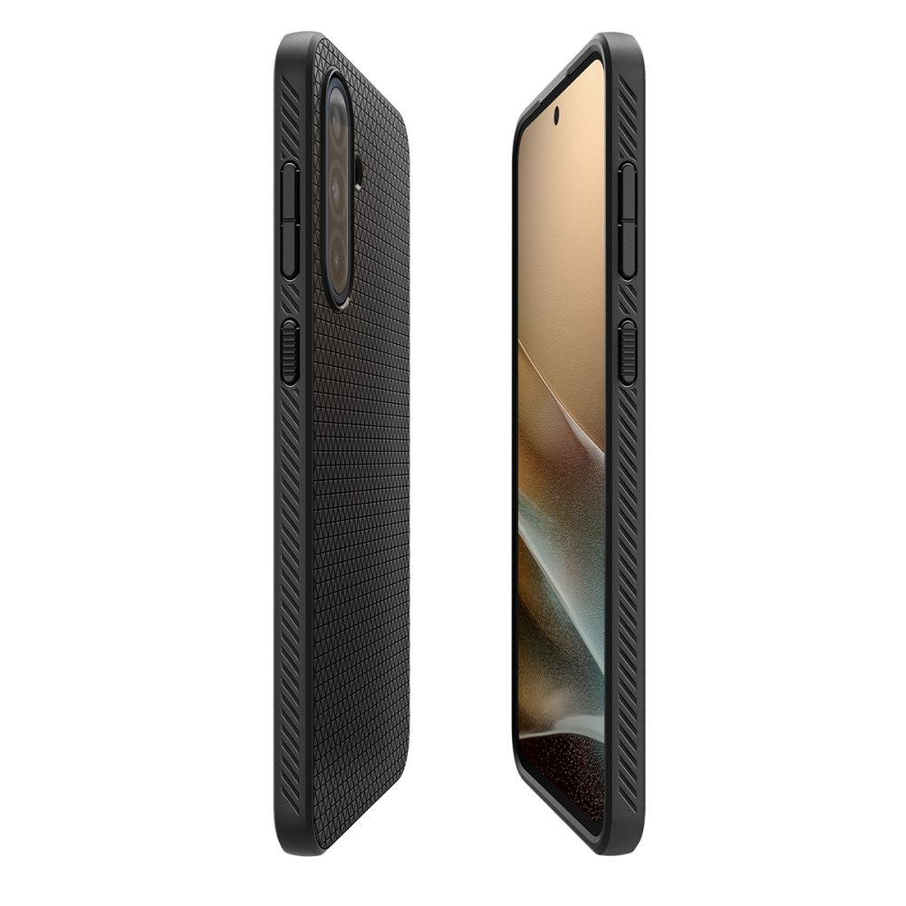 COPERTURA SPIGEN LIQUID AIR GALAXY A36 5G NERO OPACO