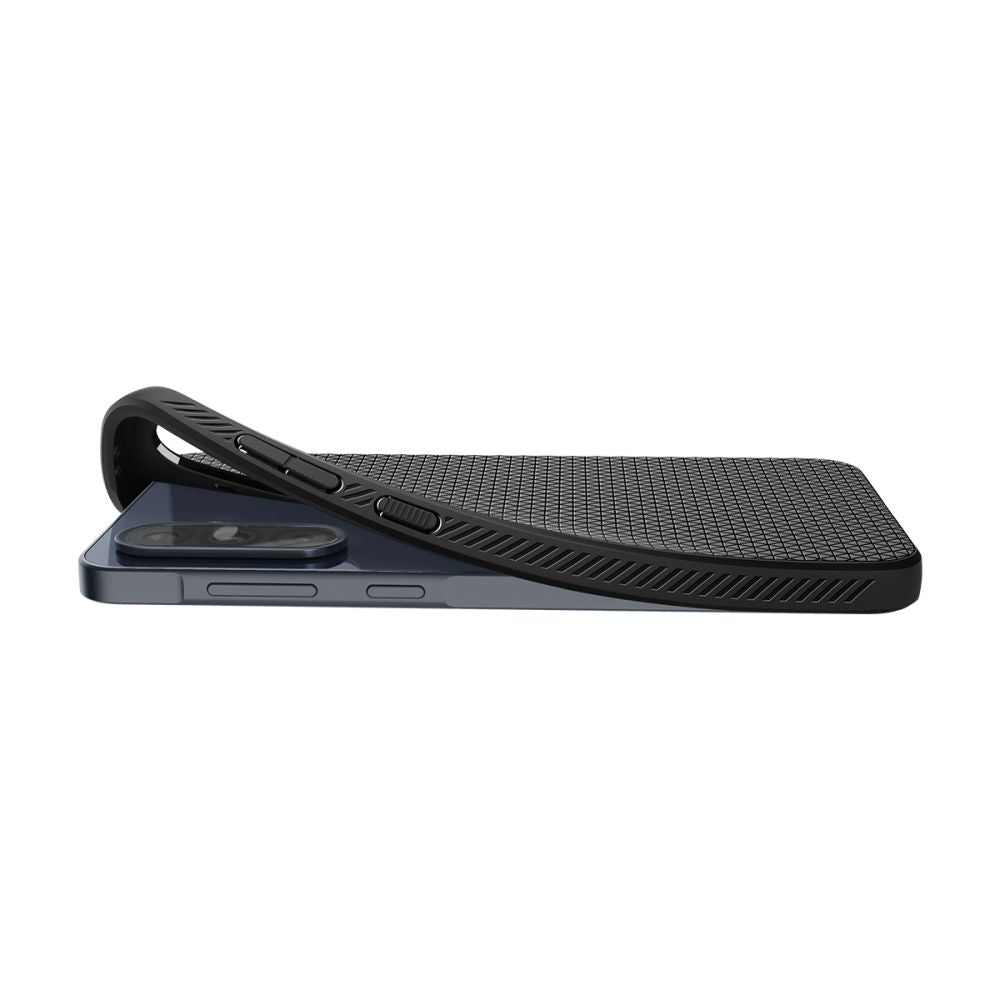 COPERTURA SPIGEN LIQUID AIR GALAXY A36 5G NERO OPACO
