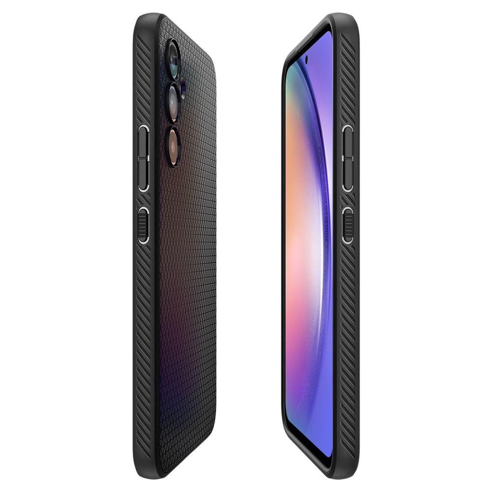 COPERTURA SPIGEN LIQUID AIR GALAXY A54 5G NERO OPACO