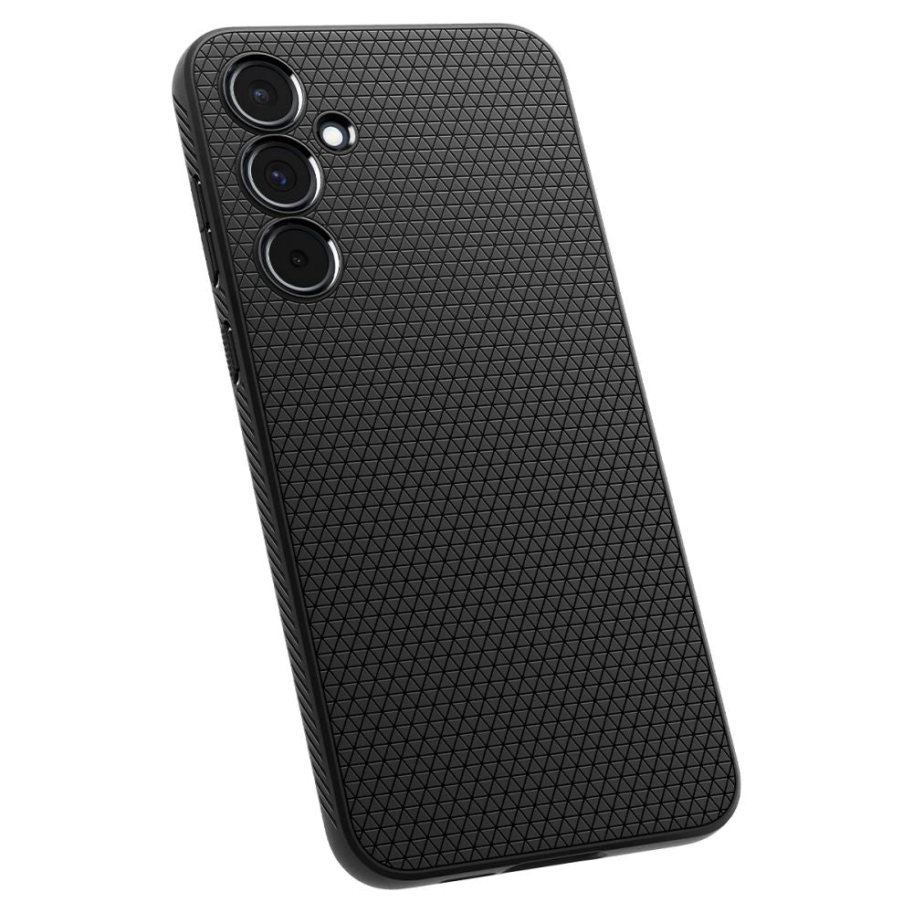 COPERTURA SPIGEN LIQUID AIR GALAXY A55 5G NERO OPACO