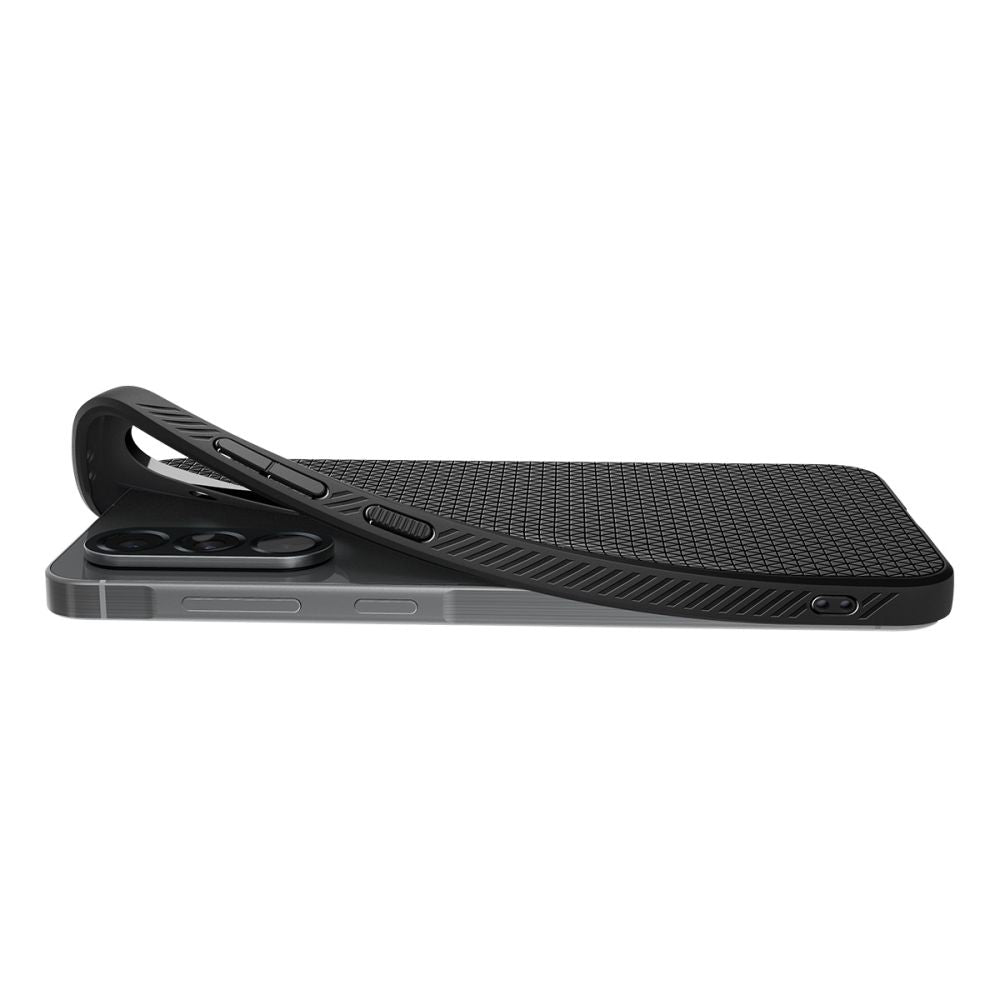 COPERTURA SPIGEN LIQUID AIR GALAXY A56 5G NERO OPACO