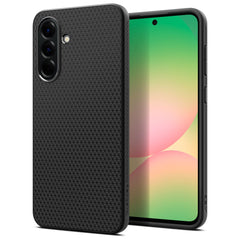 COPERTURA SPIGEN LIQUID AIR GALAXY A56 5G NERO OPACO