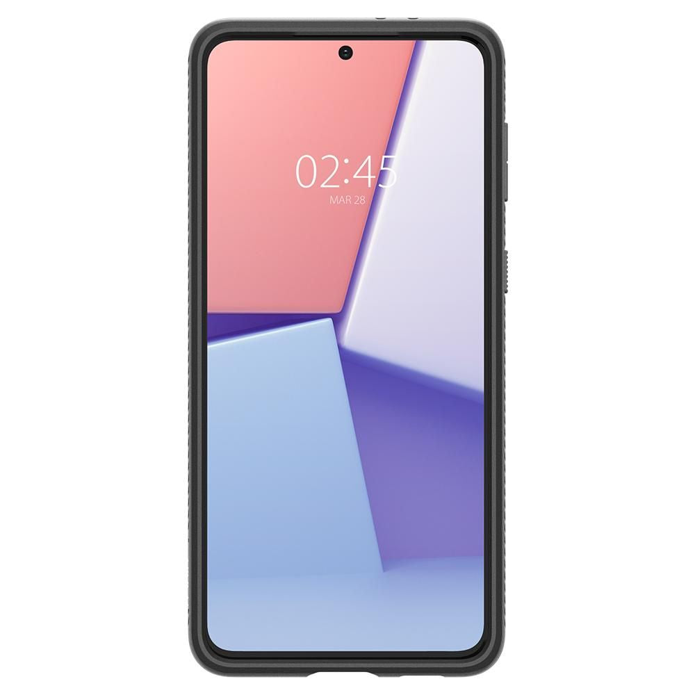 COPERTURA SPIGEN LIQUID AIR GALAXY S21 NERO OPACO