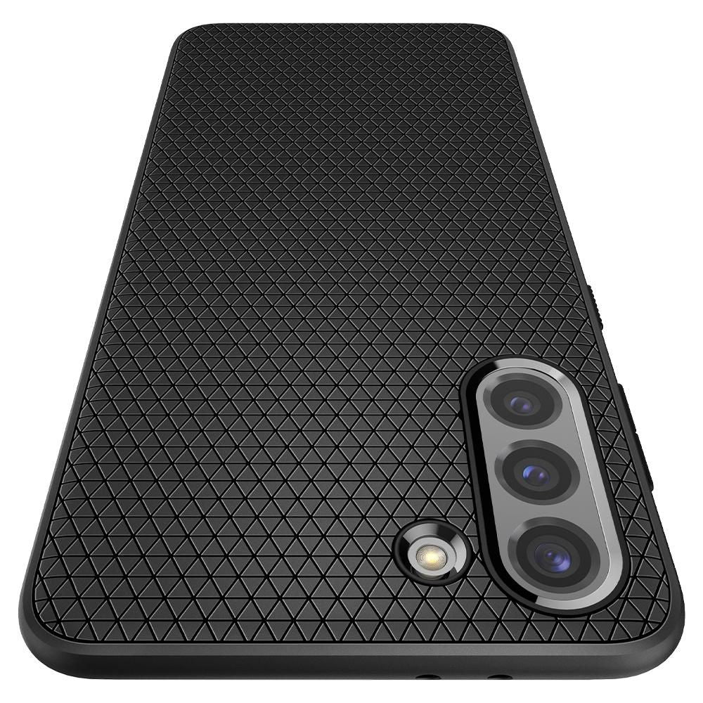 COPERTURA SPIGEN LIQUID AIR GALAXY S21 NERO OPACO