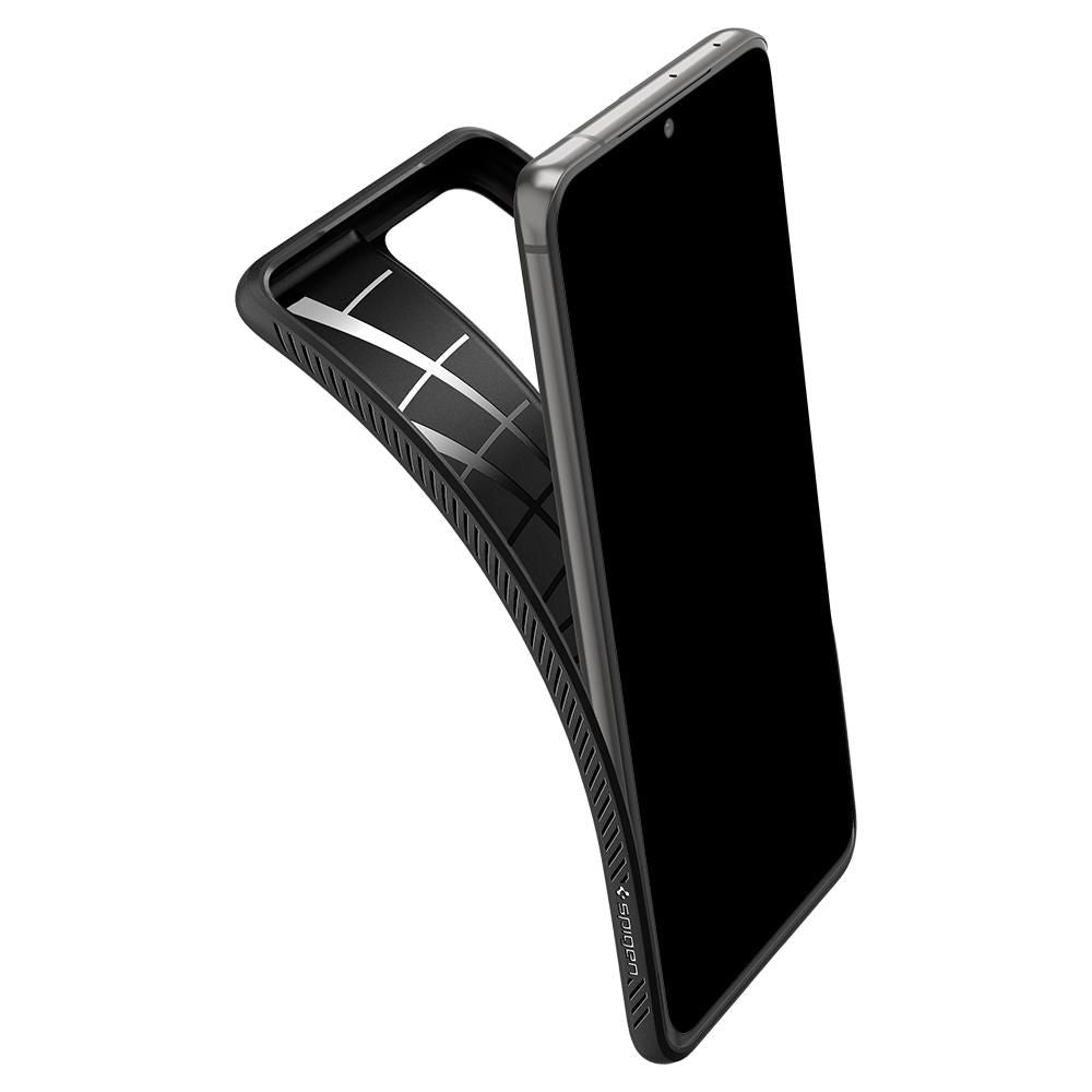 COPERTURA SPIGEN LIQUID AIR GALAXY S21 ULTRA NERO OPACO
