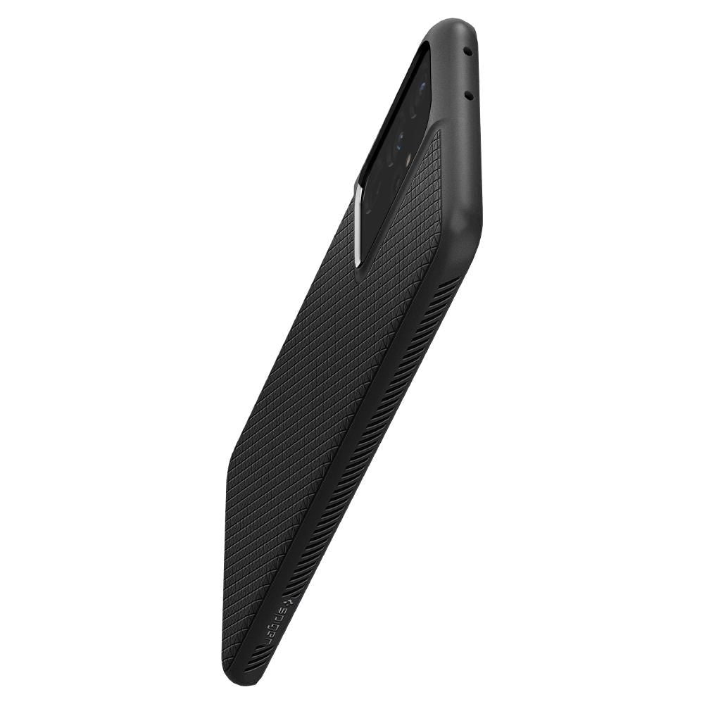 COPERTURA SPIGEN LIQUID AIR GALAXY S21 ULTRA NERO OPACO