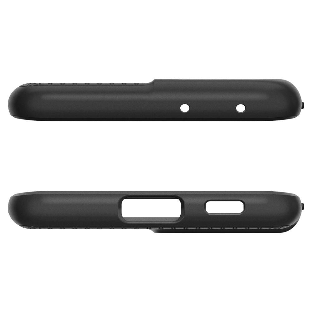 COPERTURA SPIGEN LIQUID AIR GALAXY S21 ULTRA NERO OPACO