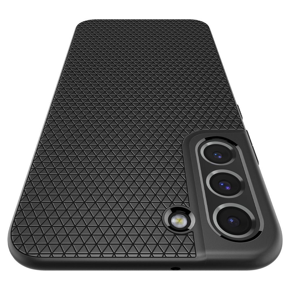 COPERTURA SPIGEN LIQUID AIR GALAXY S22 NERO OPACO