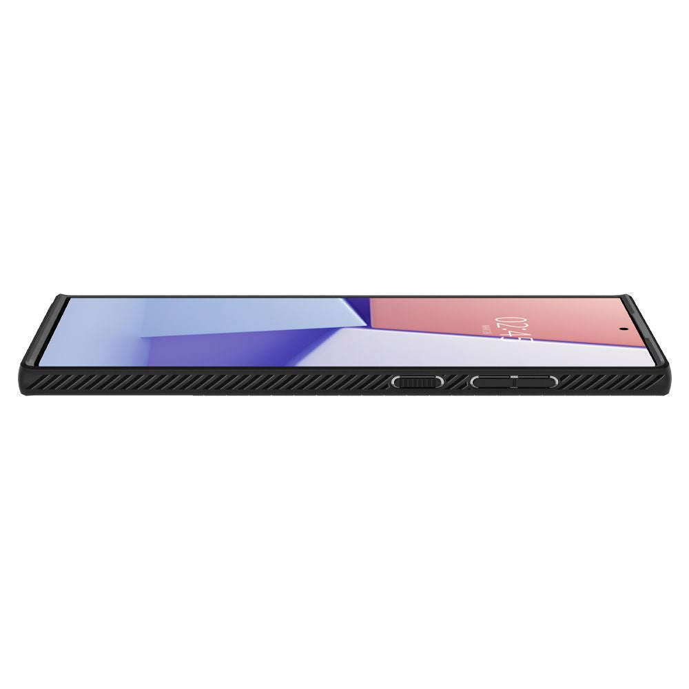 COPERTURA SPIGEN LIQUID AIR GALAXY S22 ULTRA NERO OPACO