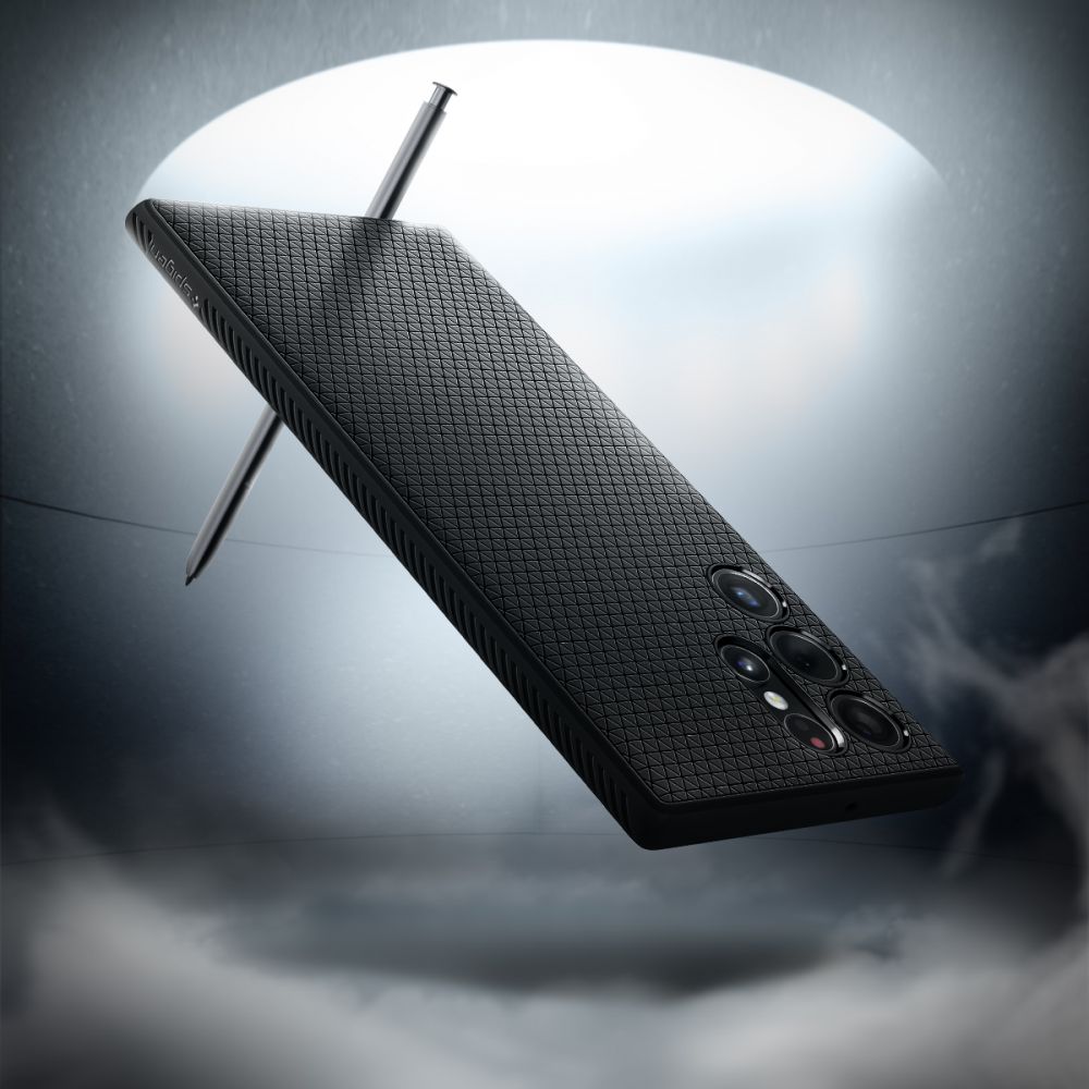 COPERTURA SPIGEN LIQUID AIR GALAXY S22 ULTRA NERO OPACO