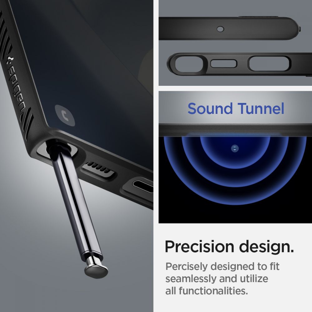 COPERTURA SPIGEN LIQUID AIR GALAXY S22 ULTRA NERO OPACO