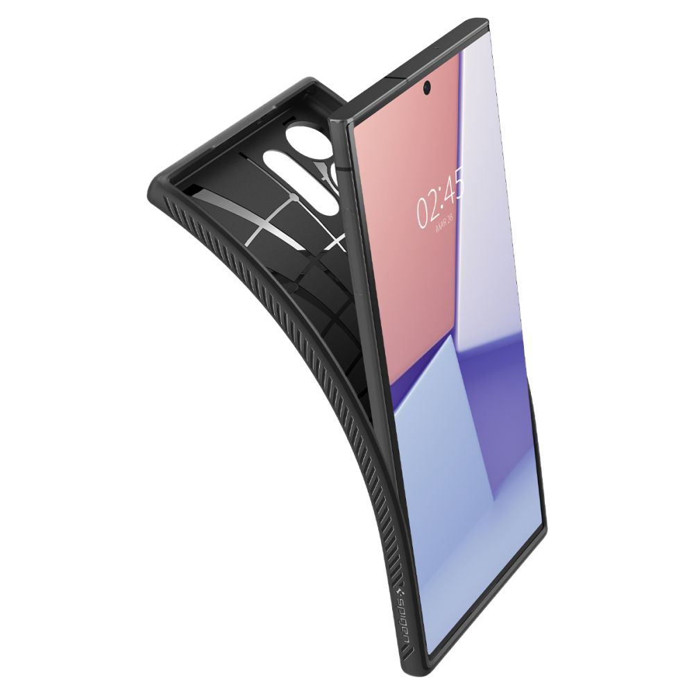 COPERTURA SPIGEN LIQUID AIR GALAXY S23 ULTRA NERO OPACO