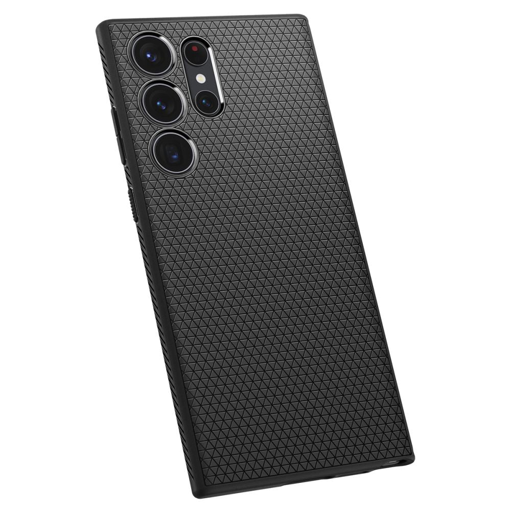 COPERTURA SPIGEN LIQUID AIR GALAXY S23 ULTRA NERO OPACO