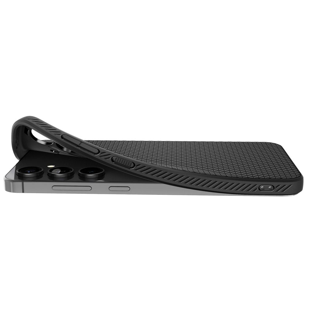 COPERTURA SPIGEN LIQUID AIR GALAXY S24 FE NERO OPACO