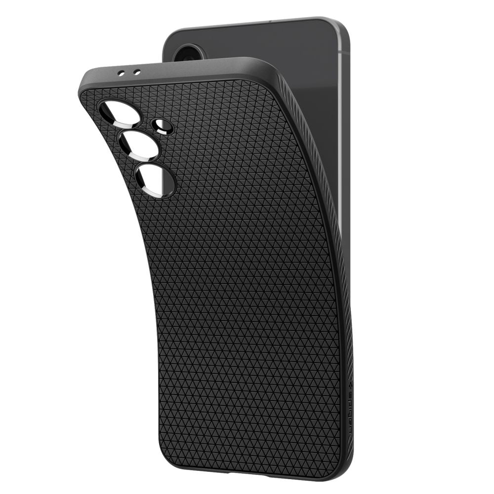 COPERTURA SPIGEN LIQUID AIR GALAXY S24 FE NERO OPACO
