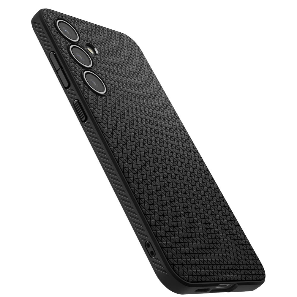 COPERTURA SPIGEN LIQUID AIR GALAXY S24 FE NERO OPACO