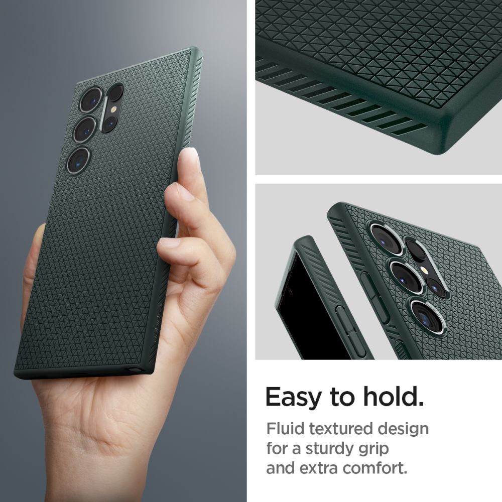 COPERTURA SPIGEN LIQUID AIR GALAXY S24 ULTRA ABYSS GREEN