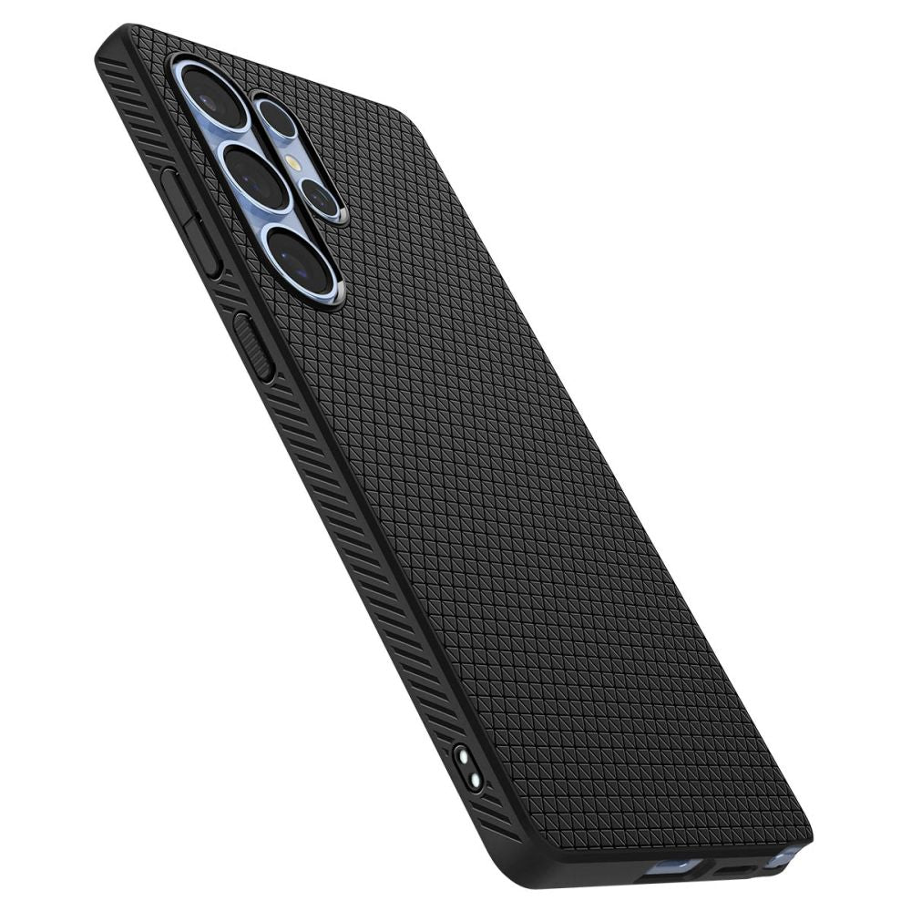 COPERTURA SPIGEN LIQUID AIR GALAXY S25 ULTRA NERO OPACO