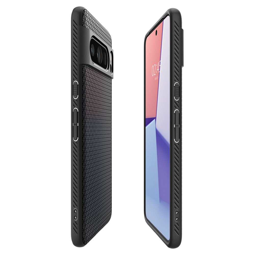 COPERTURA SPIGEN LIQUID AIR GOOGLE PIXEL 8 PRO NERO OPACO