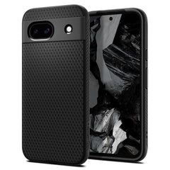 COPERTURA SPIGEN LIQUID AIR GOOGLE PIXEL 8A NERO OPACO