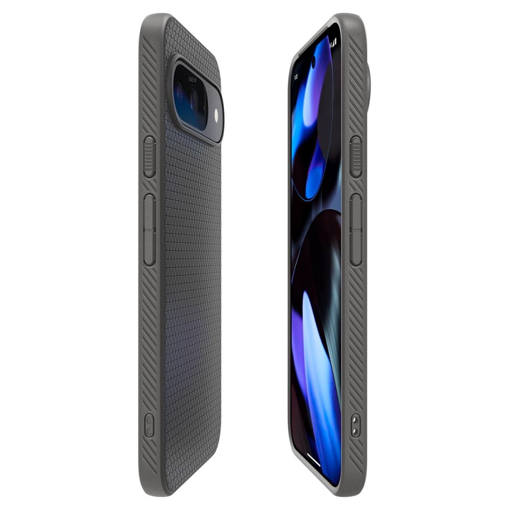 COPERTURA PER GOOGLE PIXEL 9 PRO XL SPIGEN LIQUID AIR MARBLE GREY